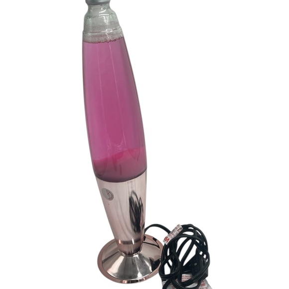 Rocket Ship Lava Lamp Light Pink Retro - Picture 15 of 15